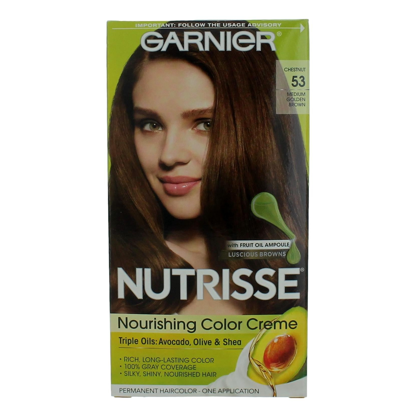 Photo of Garnier Hair Color Nutrisse Coloring Creme by Garnier, Hair Color- Chestnut 53
